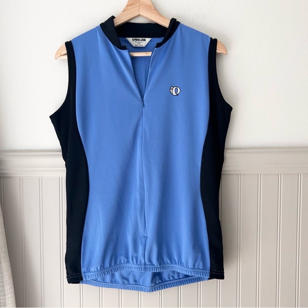 Pearl Izumi Women's Blue and Black Tank Top Biking 🚴 size large